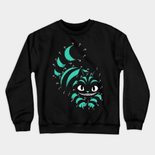 Point to point smile - Cheshire grin - Fantasy Book Crewneck Sweatshirt